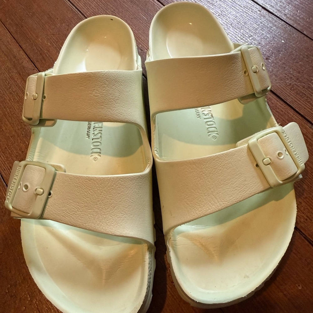Birkenstock Light green Double Strap Sandals 40